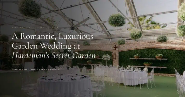 Romantic garden wedding rental inspiration at Hardeman’s Secret Garden