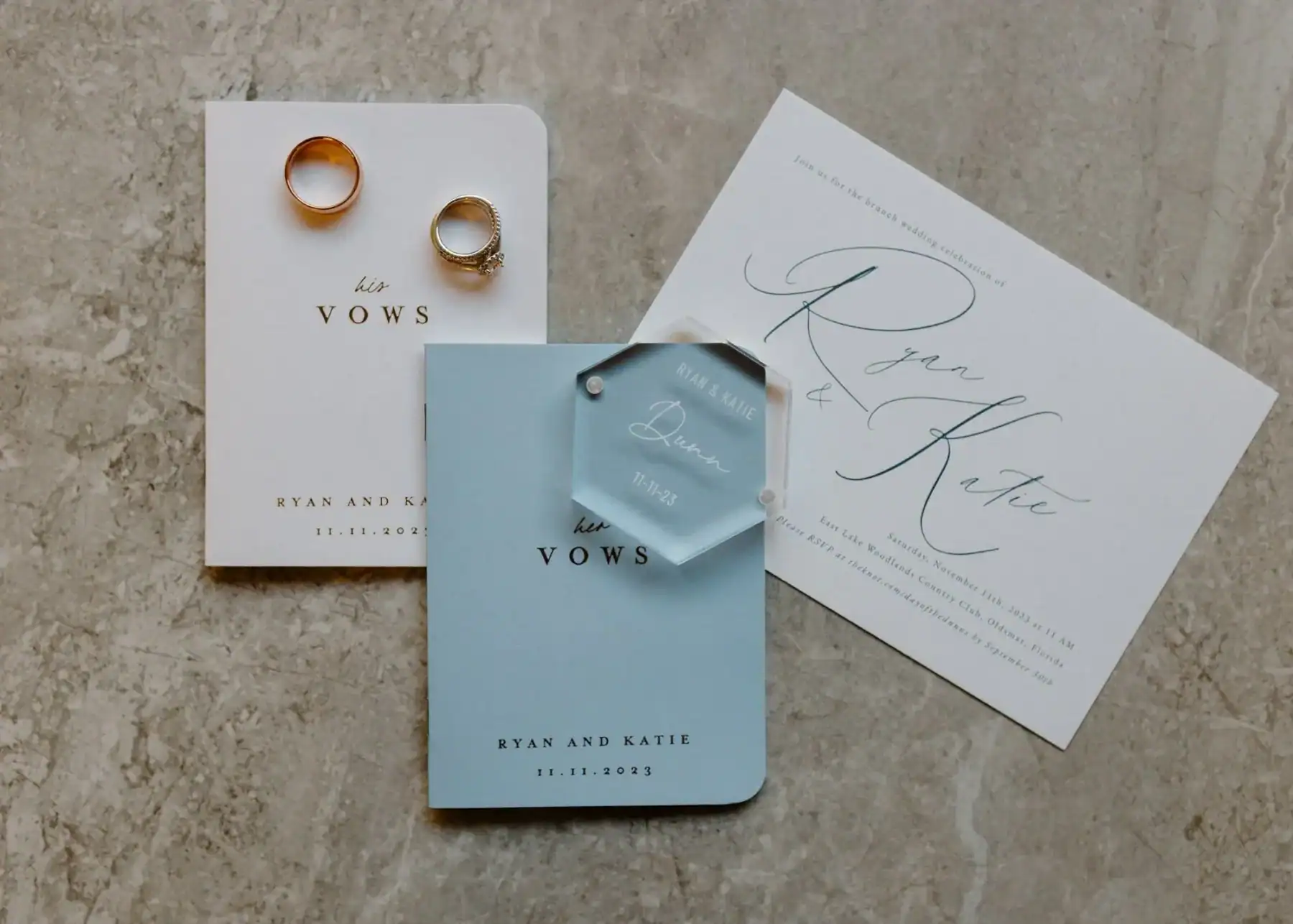 Yellow and Blue Clearwater Brunch Wedding | Ardea Country Club