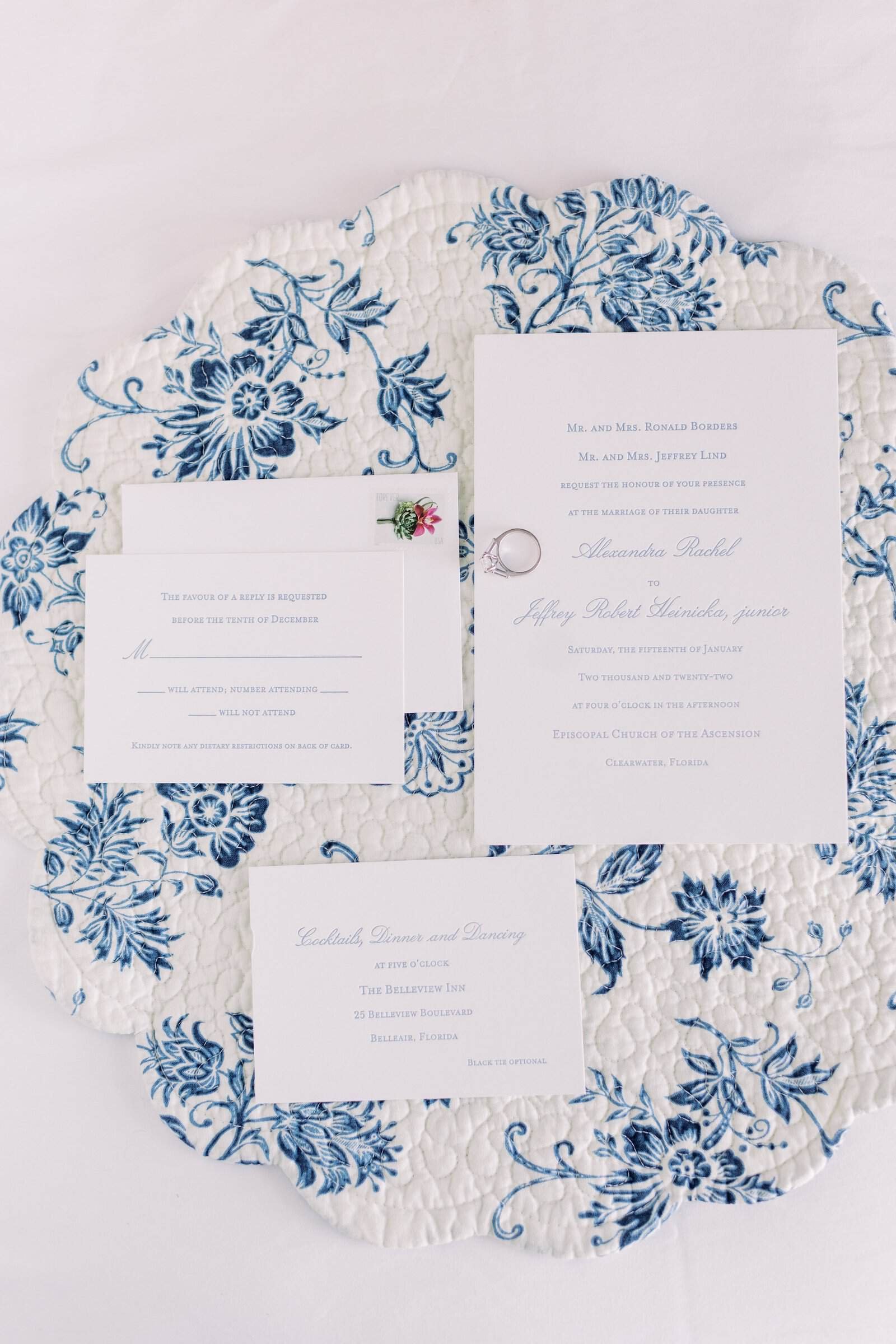 Alex and Jeffrey wedding celebration at Historic Belleview Inn