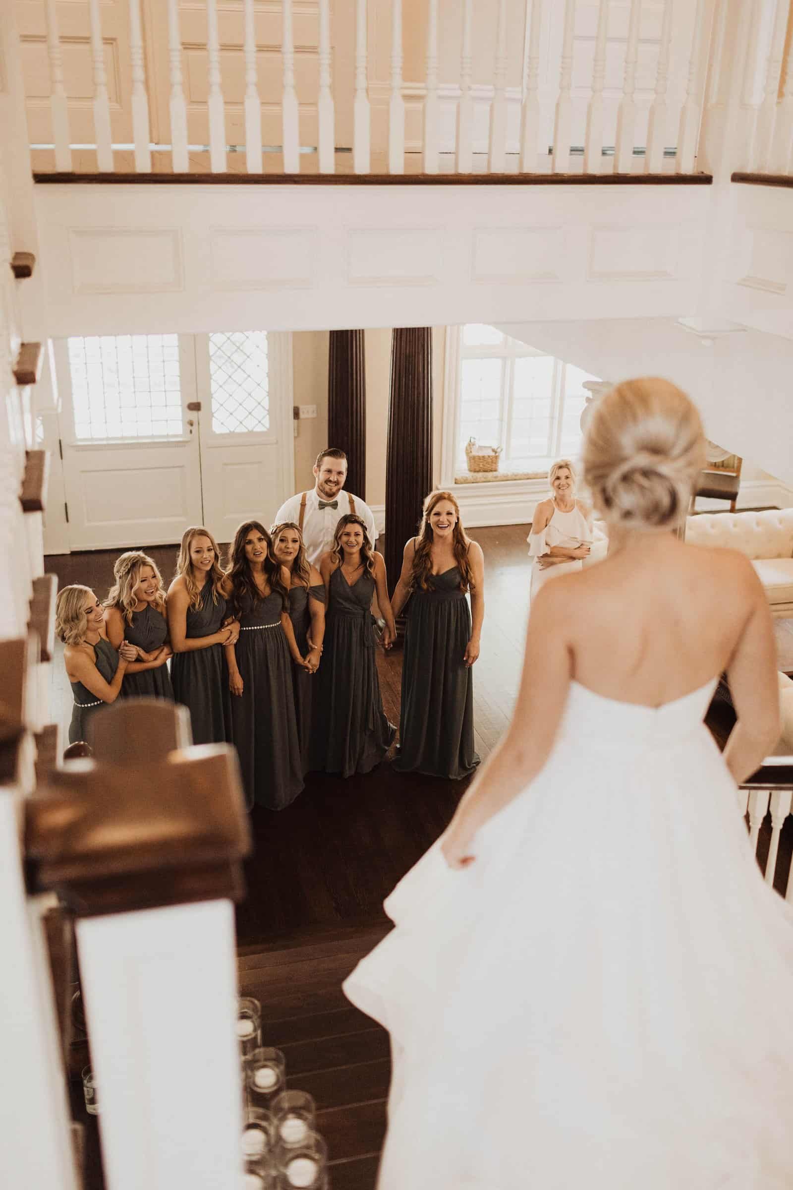 Romantic rooftop wedding ceremony at The Birchwood in St. Petersburg overlooking waterfront park views