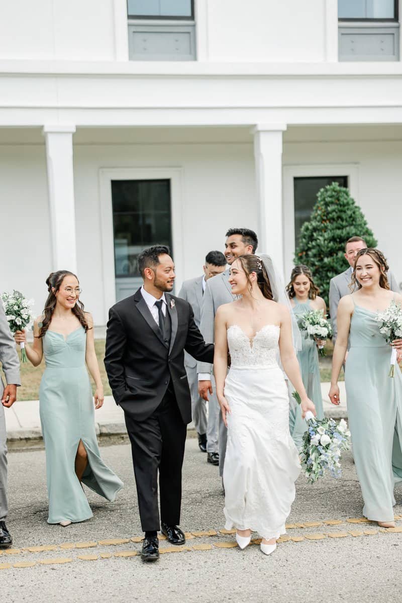 Modern Ceremony Arches and Geometric Backdrops
