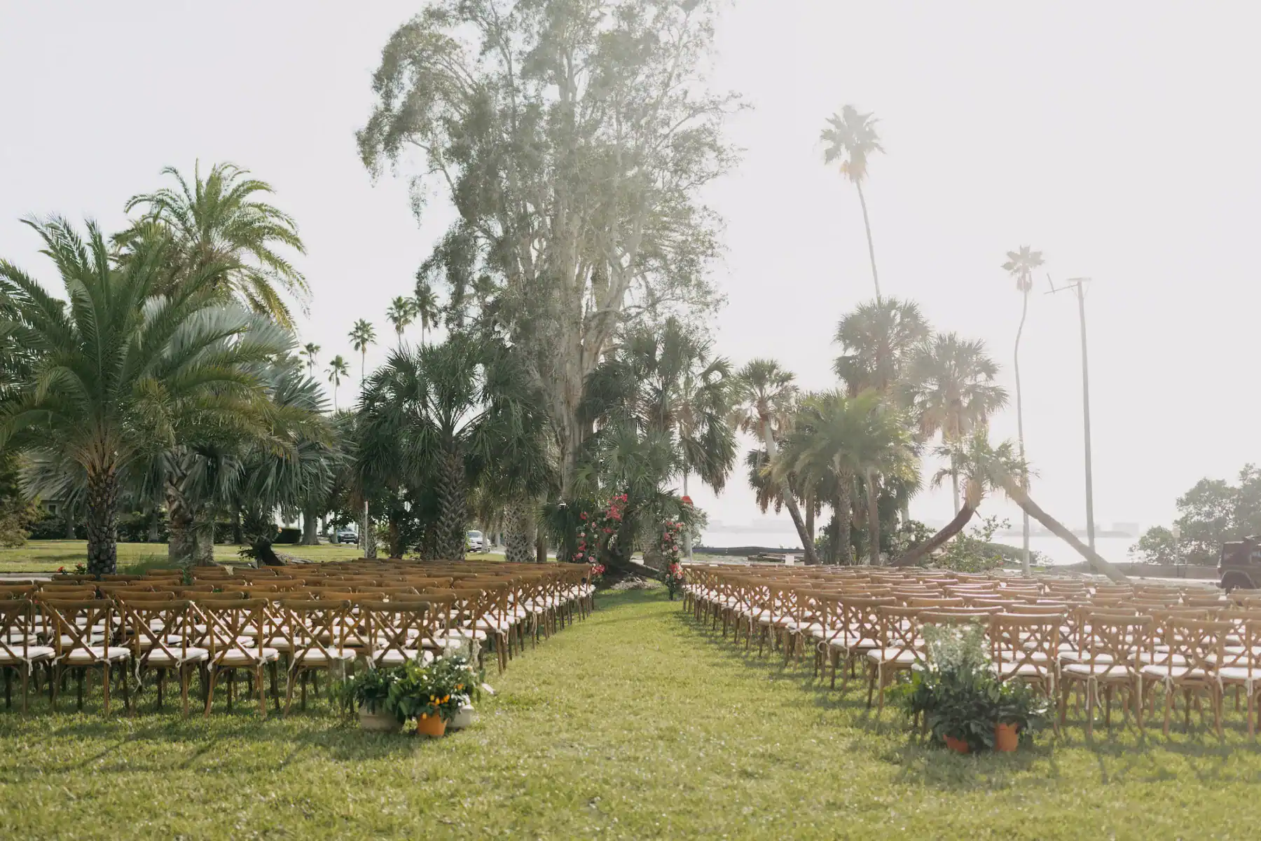Wooden Cross-back Chairs
