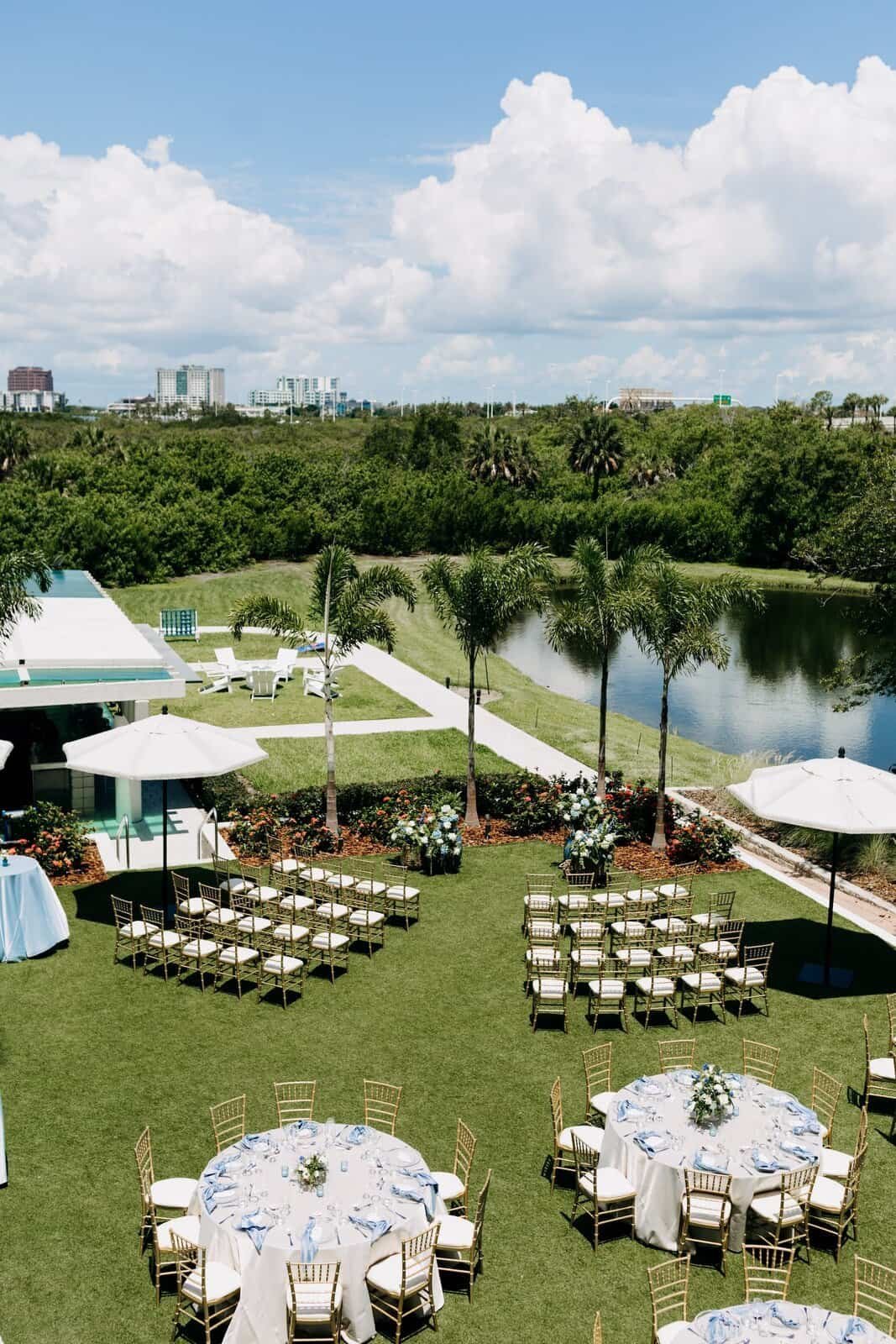 grand hyatt tampa bay new lawn ceremony setup