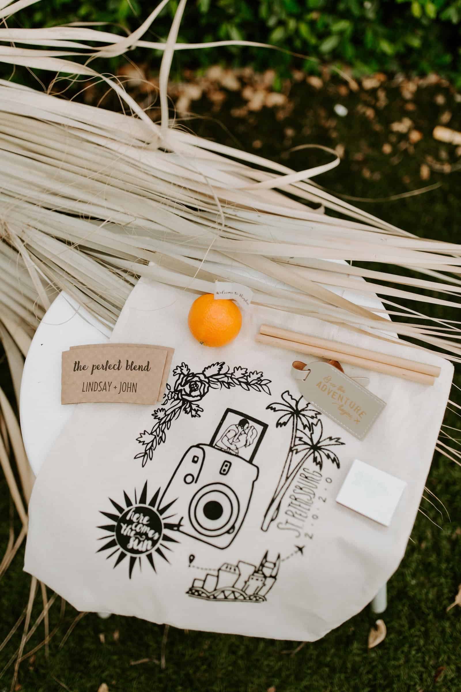 Elegant Beige and Green Tropical Wedding | Hilton Clearwater Beach