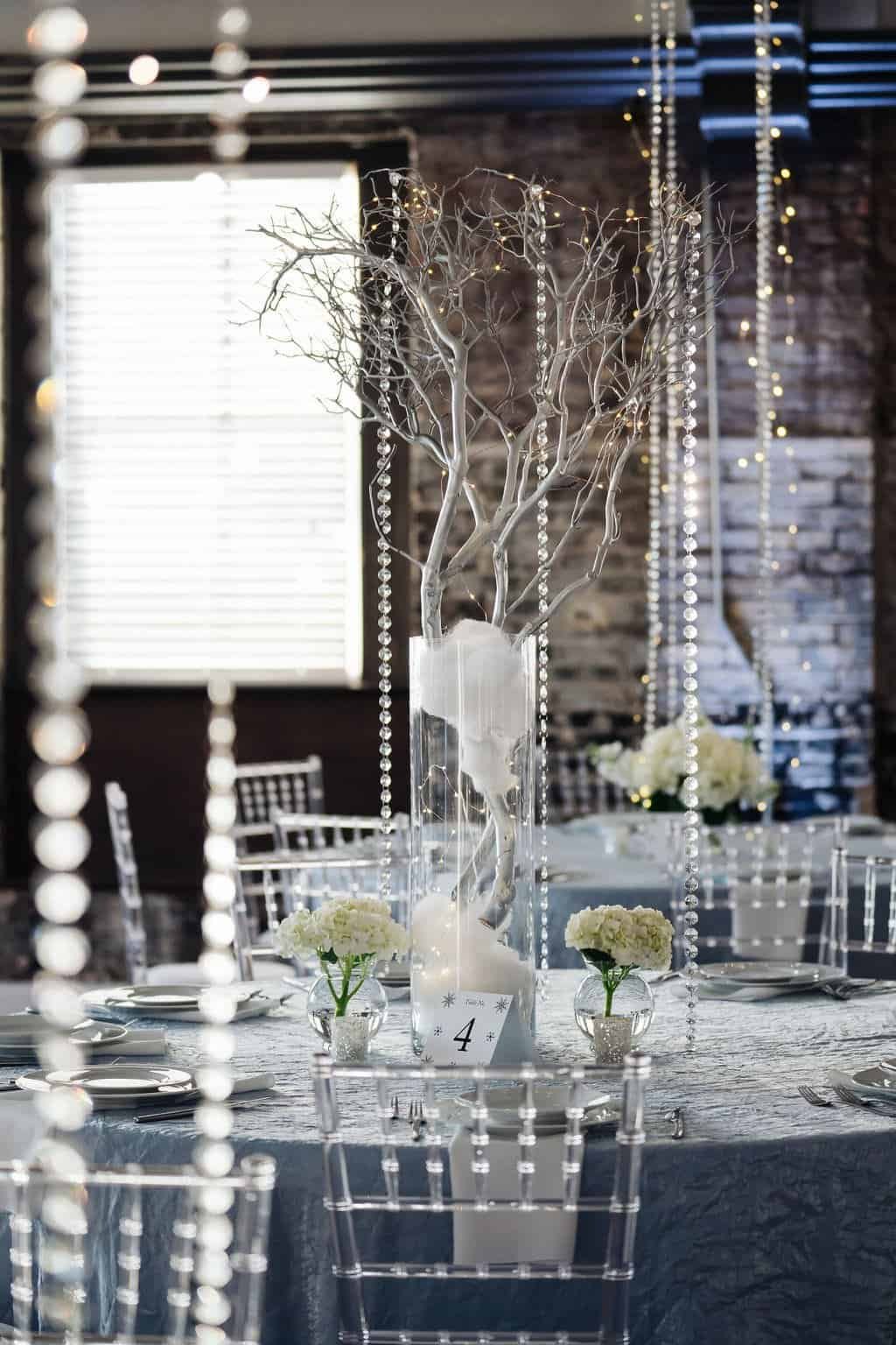 White Manzanita Tree Centerpieces