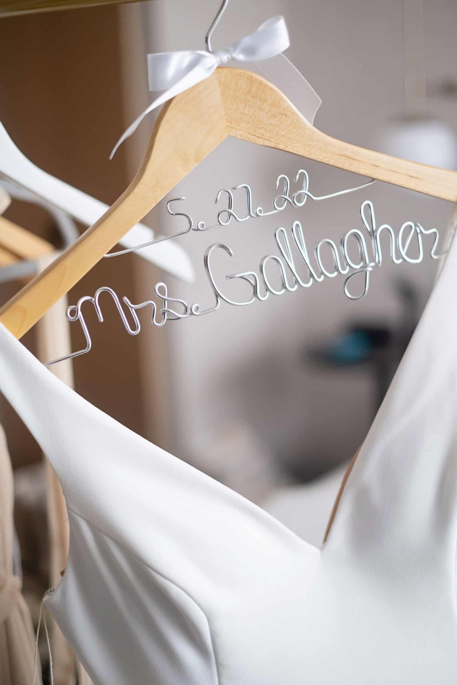 Gold Chiavari ballroom dining chairs and custom tabletop rentals for a romantic downtown Tampa wedding