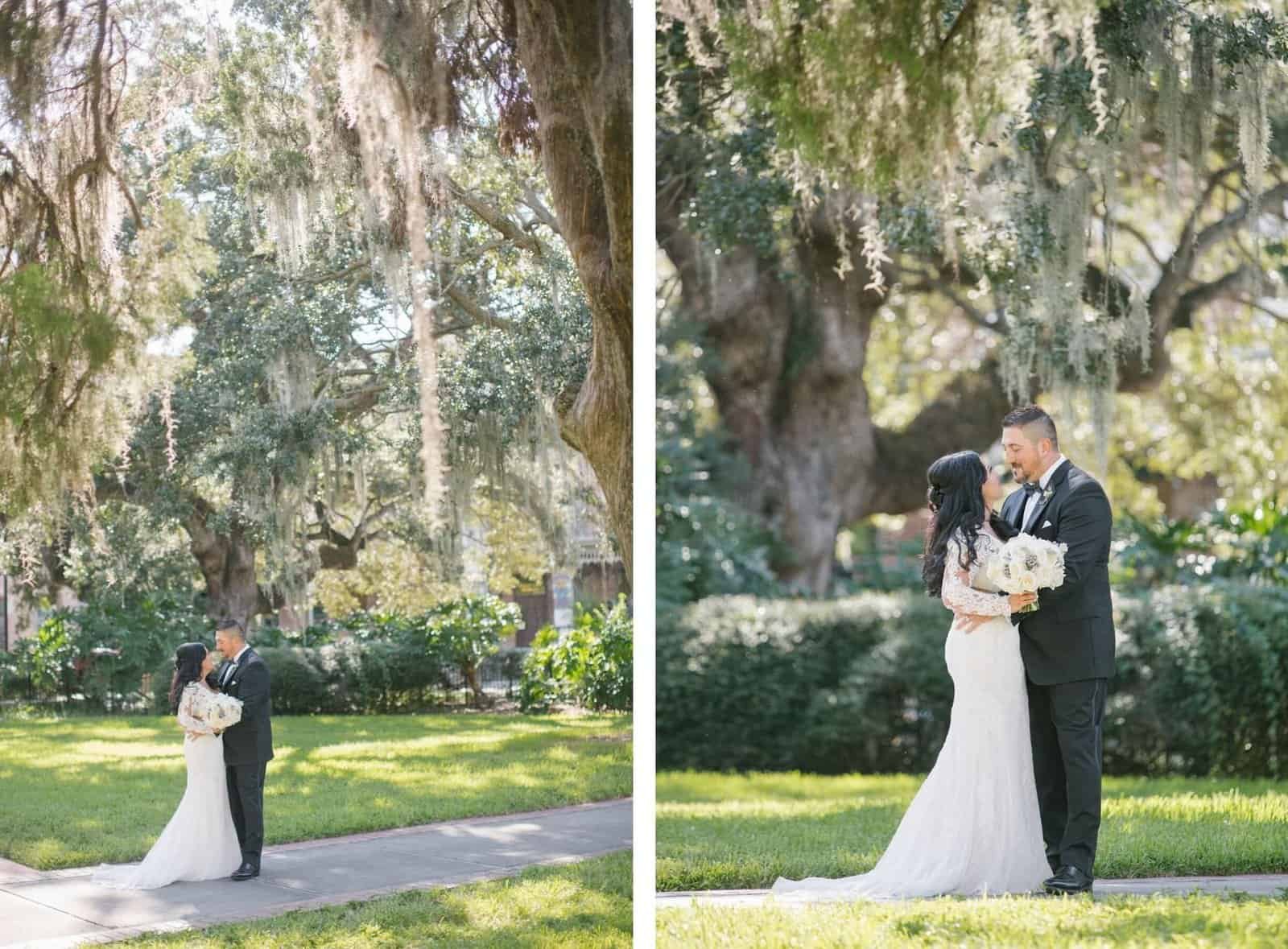 Surprise Wedding Ceremony Vow Exchange in Historic Courthouse Ballroom at Le Meridien Tampa