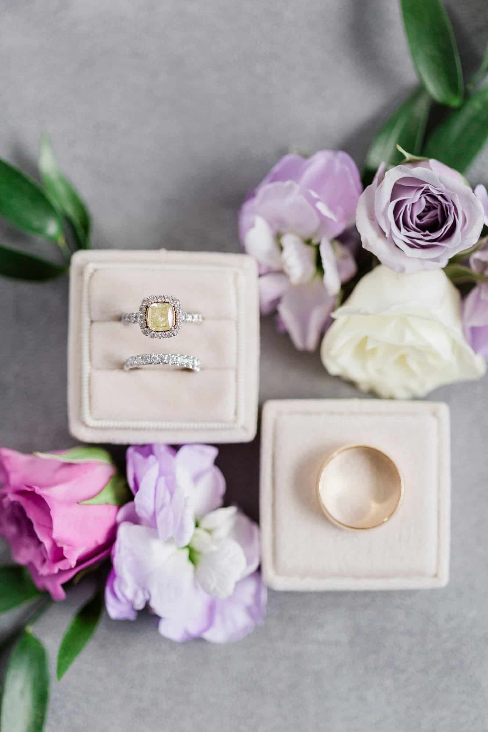 Elegant Lavender and White Indian Wedding | Marriott Water Street