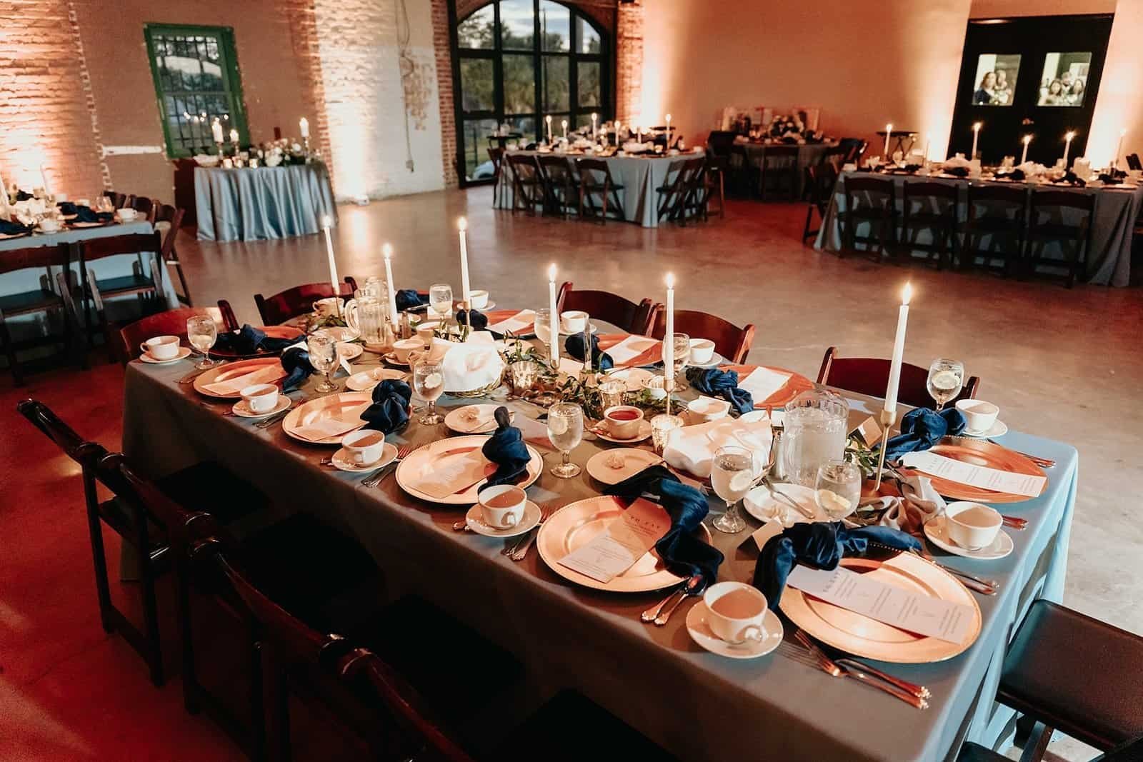 Pipe & Drape Head Table Backdrops