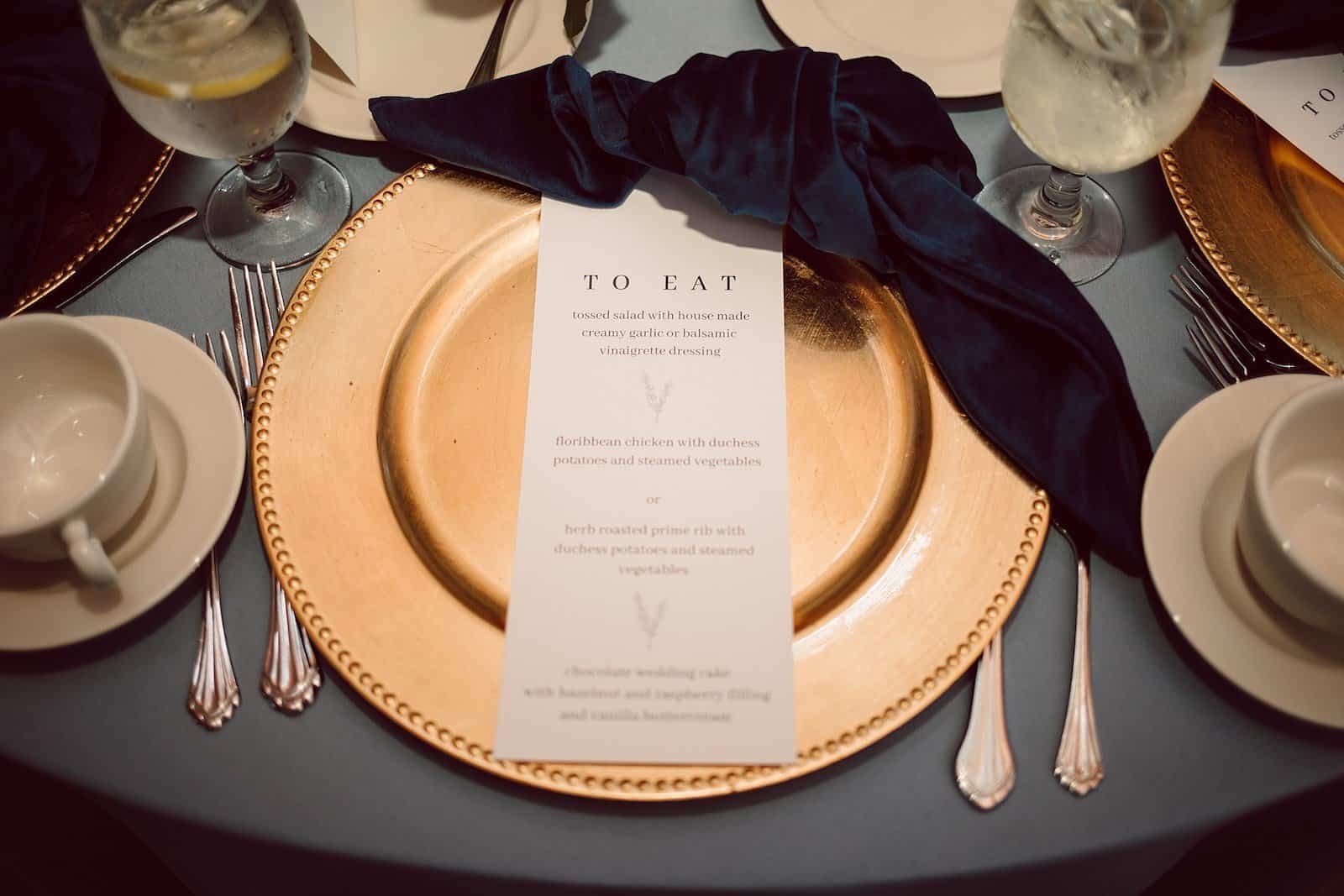 Gilded Gold Charger Plates