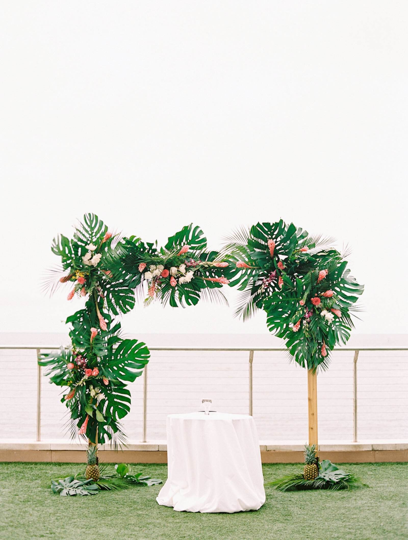 Ceremony Arch Draping Accents