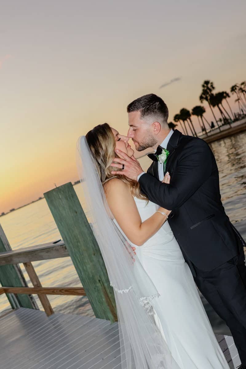 Artisan tiered wedding cake display at The Ritz-Carlton Sarasota