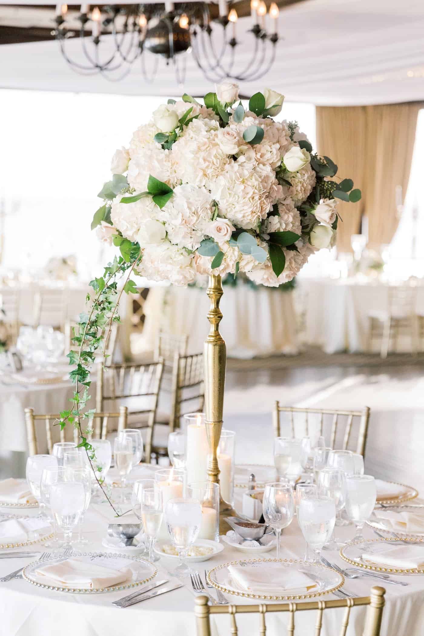 Gilded Candelabras & Centerpiece Decor