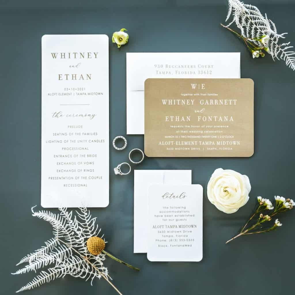 Organic Meets Modern Opposites Attract Wedding Styled Shoot at Sal Y Mar Midtown Tampa