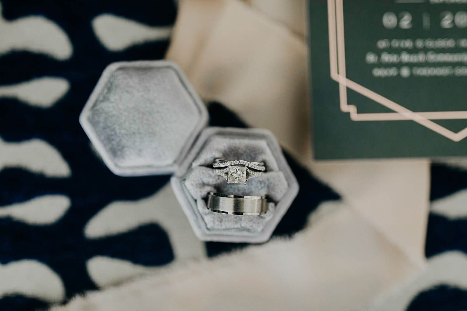 Burgundy and Silver Winter-Inspired Wedding | St. Pete Beach Community Center