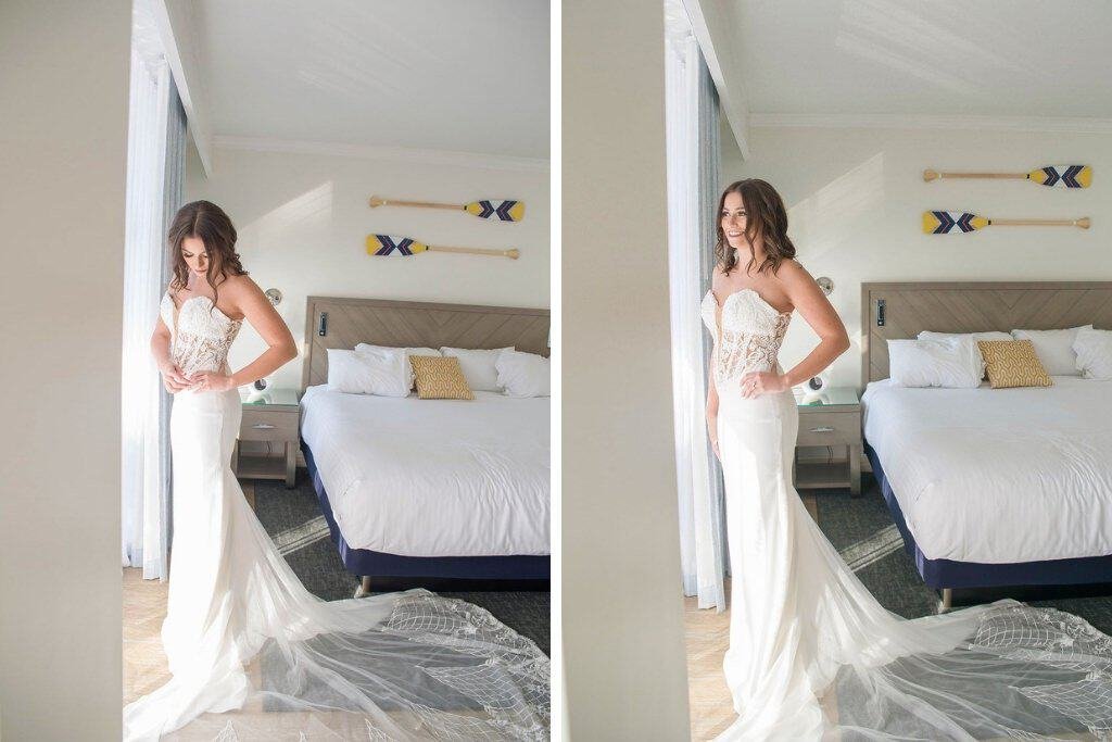 Dusty Blue and Greenery Inspired Coastal Waterfront Tampa Wedding | The Godfrey