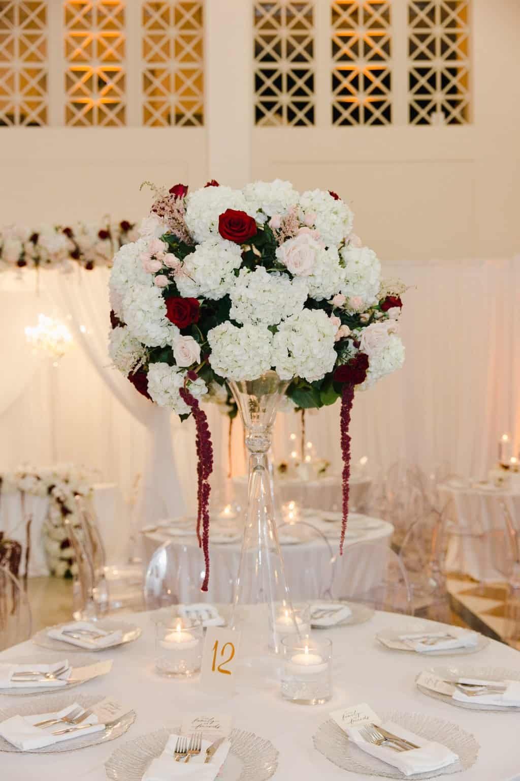Tall Glass Floral Stands