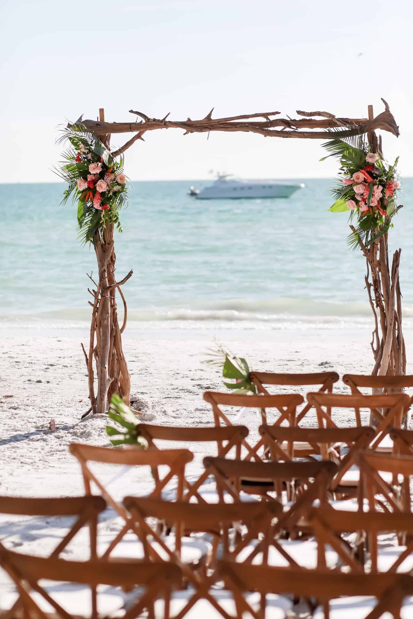 White Wooden Padded Folding Chairs