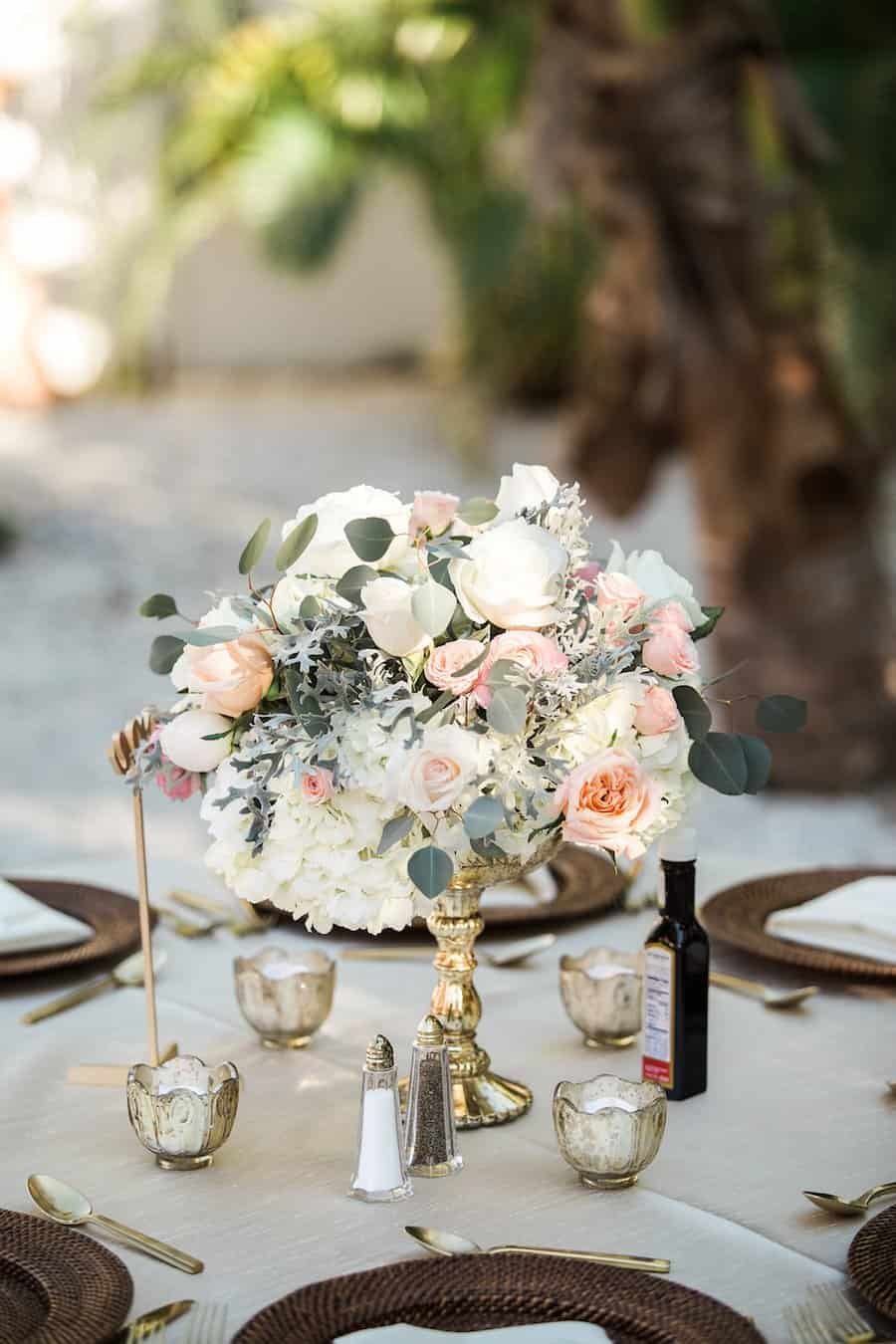 Intimate Outdoor Feasting Tables Styled with Woven Chargers and Gabro Event Services Linens